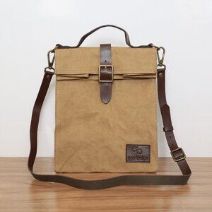 NWT Eco Friendly Paper Leather Lunch Bag